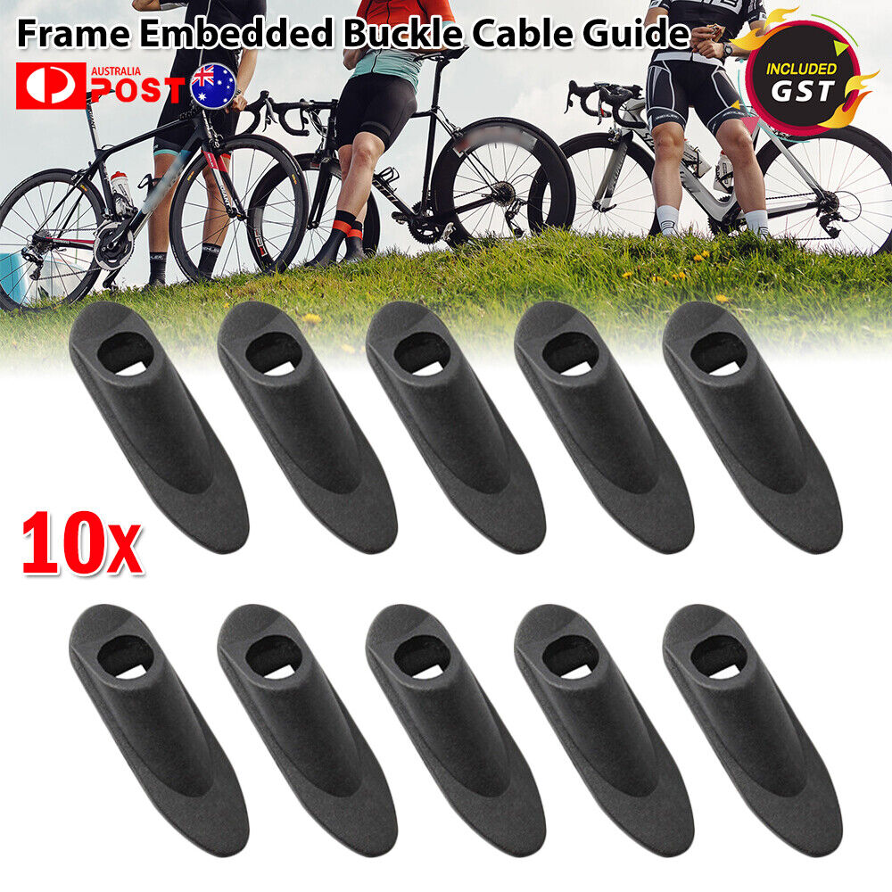 10PCS Frame Embedded Buckle MTB Road Bike Bicycle Brake Hose Shifter Cable Guide