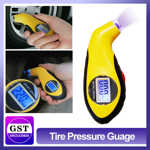 Tire Pressure Guage Digital Car Bike Truck Auto Air PSI Meter Tester Tyre Gauge