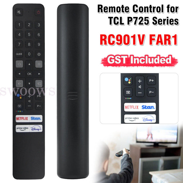 TV Remote Control Replacement For TCL C735 Series, 98C735 43P725 RC901V FAR1