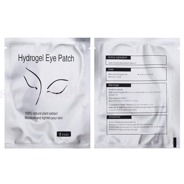 UPTO 2000 Under Eye Gel Pads Free Eyelash Extension Pad Holder Accesories