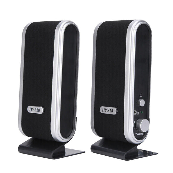 Pair USB Speakers Computer Speaker Sound Stereo For PC Notebook Desktop Laptop