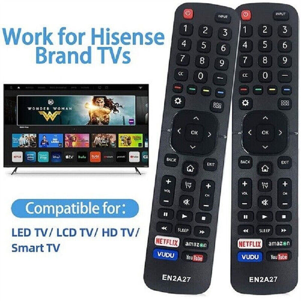 New EN2A27 Replacement Remote Control for Hisense 4K LED HD UHD Smart TV