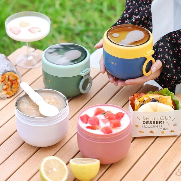 Lunch Box Thermal Food Flask Stainless Steel Insulated Food Soup Jar Container