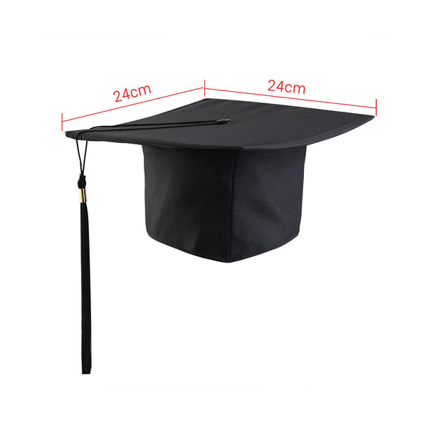Mortarboard Graduation Hat Academic Cap Black Bachelor Master Chancellor Hat AU