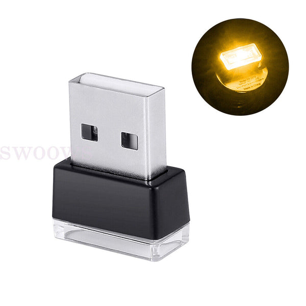 Mini USB LED Light For PC Mac Laptop Car Interior Neon Nights Bulb Lamp