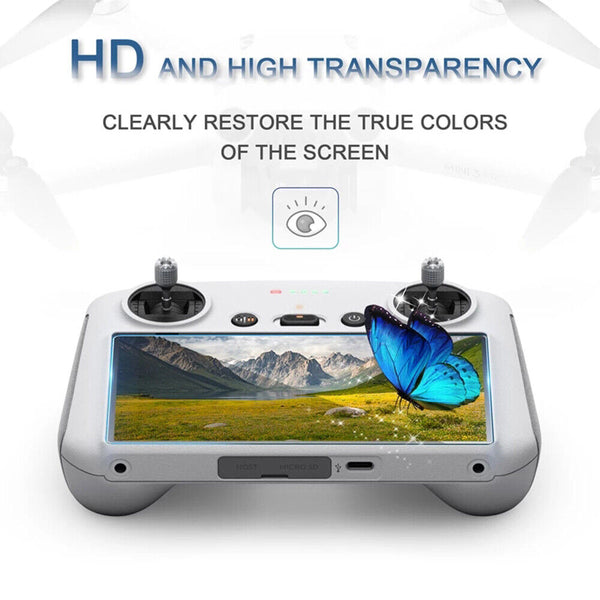 2X Tempered Glass Screen Protector Protective Film For DJI MINI 3 PRO RC Acc