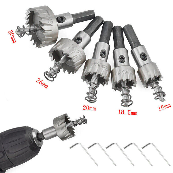 HSS Hole Saw Tooth Kit HSS Stainless Steel Drill Bit Set Cutter for Metal Wood