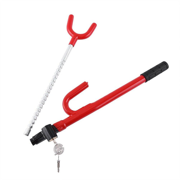Steering Wheel Lock The Club Twin Hooks Anti Theft Universal Car Van Truck SUV