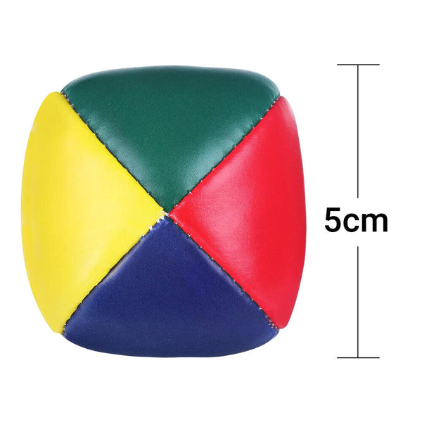 1/6/12x Juggling Balls Kids Toy Set Ball Bag for Magic Circus Juggling Balls AU