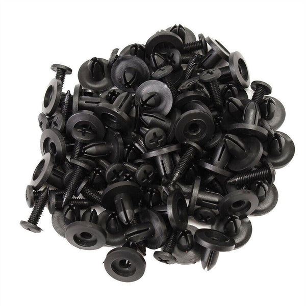 100pcs 8mm Plastic Car Screw Rivet Clips For HOLDEN Interior Trim Panel Clips