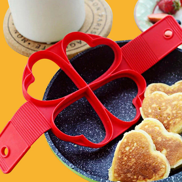 Silicone Pancake Pan Non Stick Flipper Perfect Breakfast Egg Maker Omelette Tool