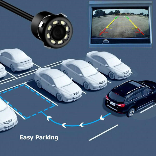 Car Rear View Reverse Parking 8LED Waterproof HD Camera Night Vision Cam AU