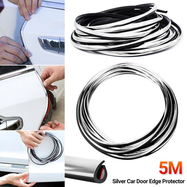 5M SUV Car Door Moulding Rubber Scratch Protector Strip Edge Guard Trim DIY AU