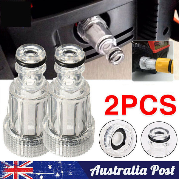 2X High-Pressure Car Clean Washer Water Filter Connection Fitting Tool Clean AU