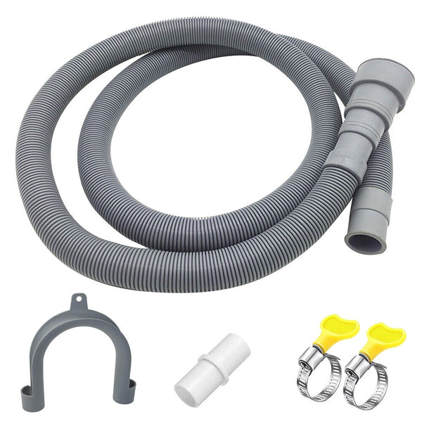 Universal Washing Machine Dishwasher Drain Hose Extension Pipe For Replacement