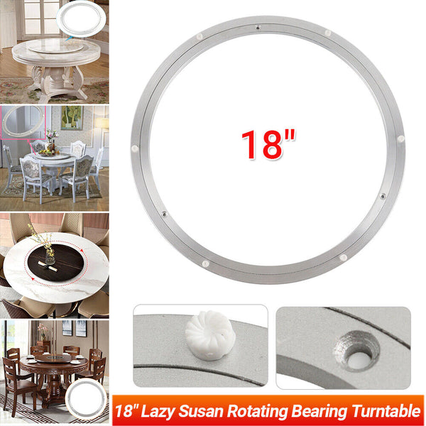 18" Heavy Duty Aluminium Lazy Susan Rotating Bearing Turntable Round Swivel Tool