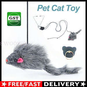 Pet Cat Toy Mouse Hanging Automatic Funny Cat Teaser for Cat Cage Door Indoor