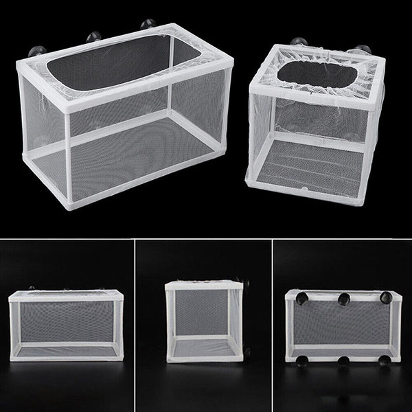 Aquarium Fish Tank Guppy Breeding Breeder Baby/Fry/Newborn Net Trap Box Hatchery