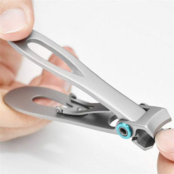 Men Women Stainless Steel Thick Nail Clipper Finger Toe Cutter With Metal Case