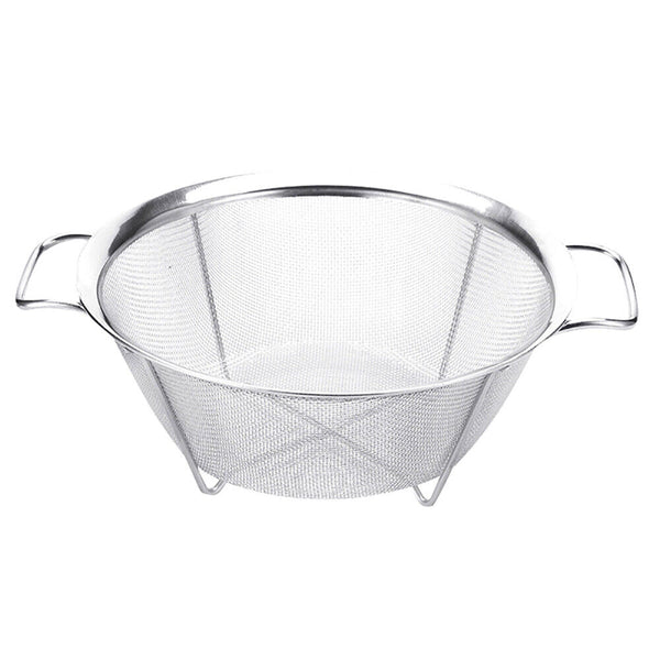 Stainless Steel Fine Mesh Strainer Colander Food Rice Vegetable Fruits Sieve AU