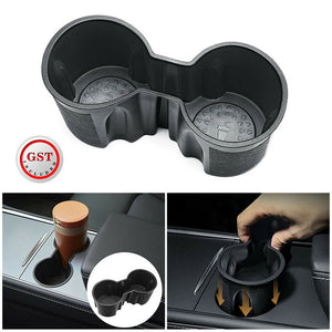 TPE Console Cup Holder Insert For Tesla Model 3 Model Y 2021 Accessories AU