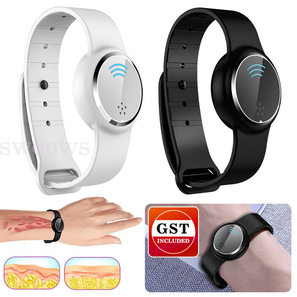 1/2 Ultrasonic High-Tech Body Shape Wristband Lymph Drainage Magnetic Bracelet