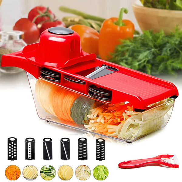 Professional Mandolin Slicer Julienne Cutter Chopper Fruit Vegetable Veg Peeler