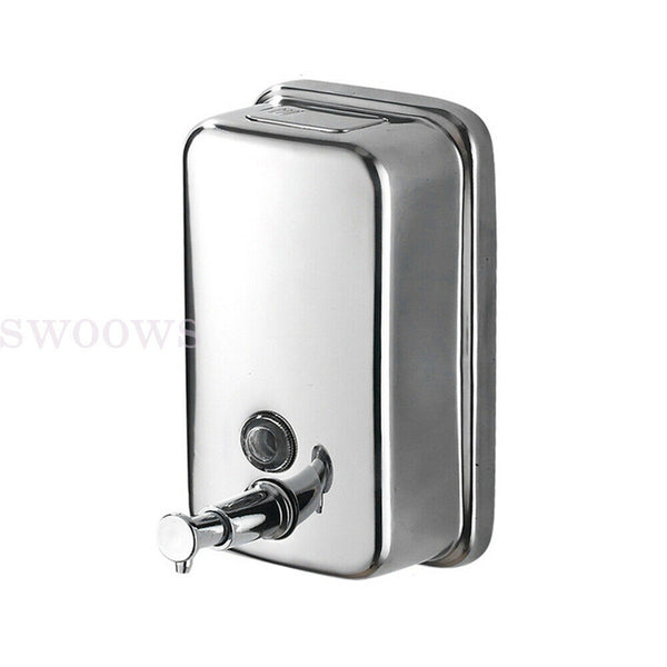 STAINLESS STEEL COMMERCIAL GRADE POLISHED LOTION SOAP DISPENSER 500/800/1000ML