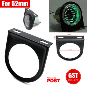 52mm Black Single Hole Gauge Meter Dash Pod Mount Holder Bracket Face Panel AU