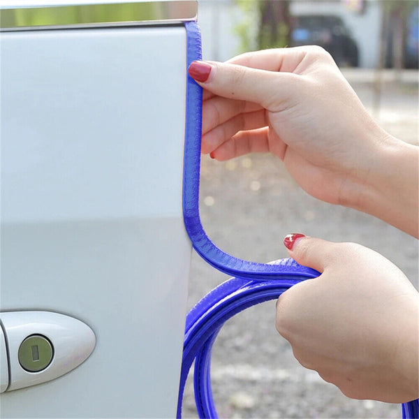 BLUE Car Door Edge Guard Protector Car Strip Guard Moulding Trim Door Protector