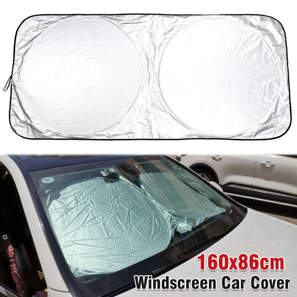 Large Car Sun Shade Visor Van SUV Windscreen Sunshade Car Cover Protector Cooler