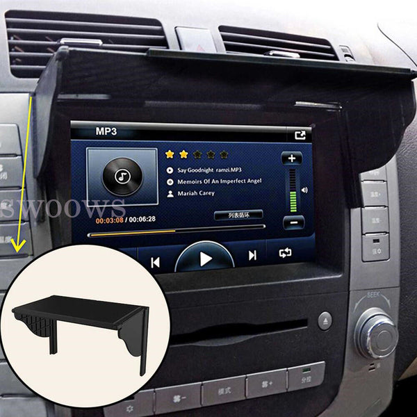 Sun Shade Visor Cover Anti Glare Fit For 6-10in Car GPS Navigation Radio Player