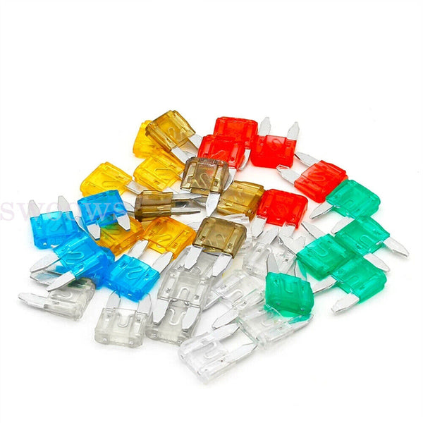 30pcs Micro2 Blade Fuses Assortment Kit Car Truck 5A 10A 15A 20A 25A 30A Fuse