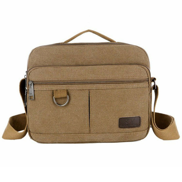 Unisex Men's women Canvas Shoulder Messenger Bag Cross body Satchel Travel Bags