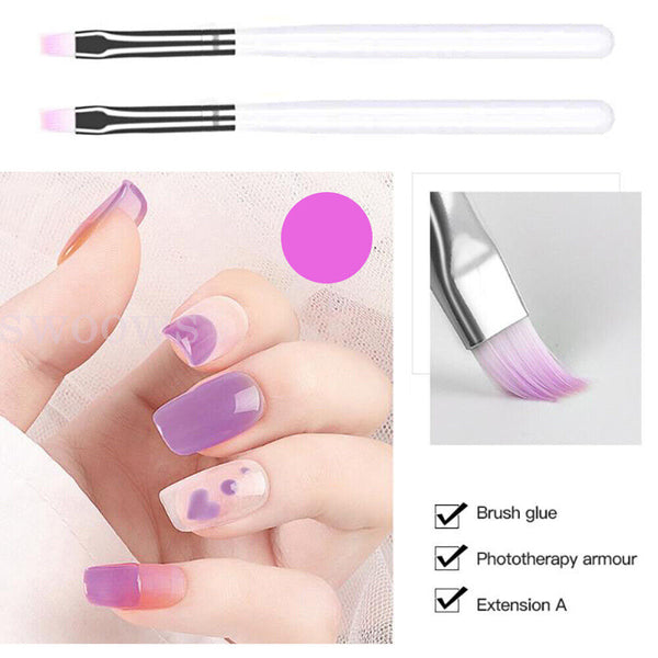 4/8pcs Acrylic Nail Art Brush Pen UV Gel Painting Drawing Brushes Manicure Tools