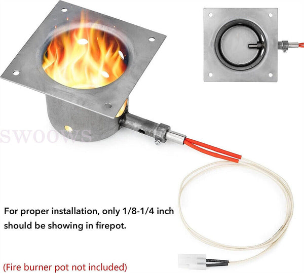 BBQ Hot Rod Igniter Kit Ignitor For Pit Boss Wood Pellet Grills 120V 200W