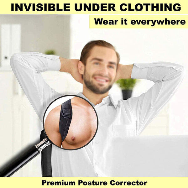 Posture Corrector Clavicle Support Back Straight Shoulders Brace Strap Correct