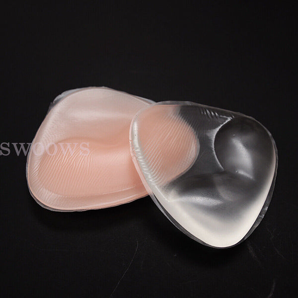 Triangle Push-up Silicone Bra Inserts Breasts Pad Bikini Bra Cleavage Enhancers