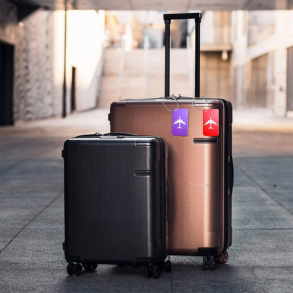 1/2/3/4/5x Luggage Tag Travel Baggage Suitcase Bag Identity Address Name Labels