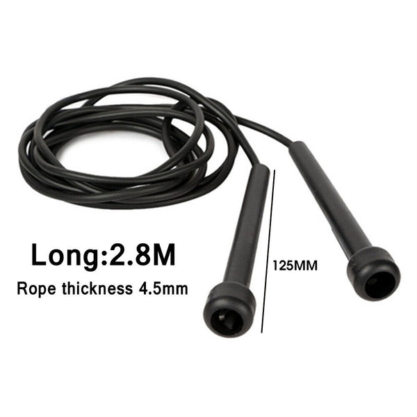 SPEED SKIPPING ROPE 3 METER PVC MMA BOXING CARDIO GYM EXERCISE FITNESS CROSSFIT
