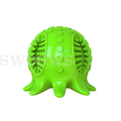 Squeaky Dog Tooth Cleaning Chew Ball Durable Rubber Tough Toys For Dogs AU New