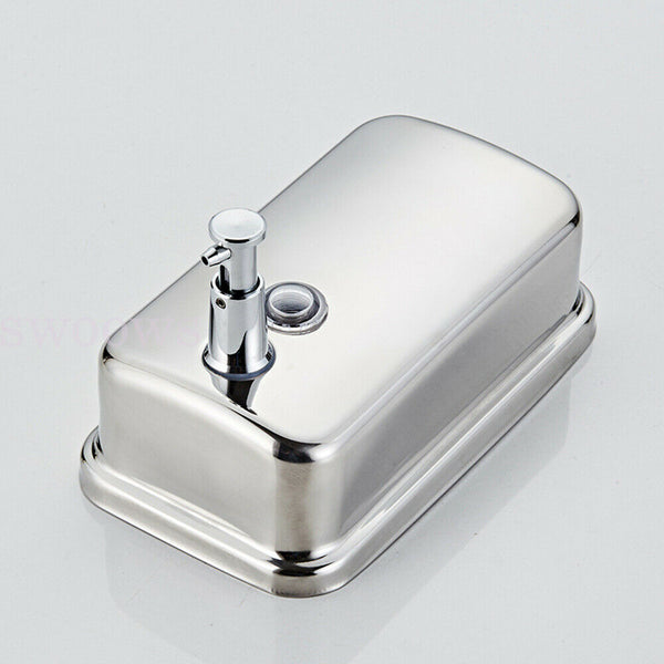 STAINLESS STEEL COMMERCIAL GRADE POLISHED LOTION SOAP DISPENSER 500/800/1000ML