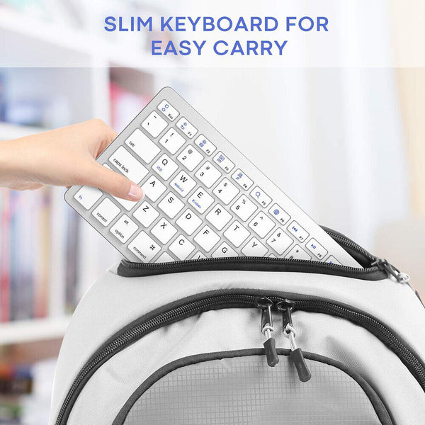 Ultra Slim Bluetooth Wireless Keyboard For Apple iPad iPhone Android Mac Windows