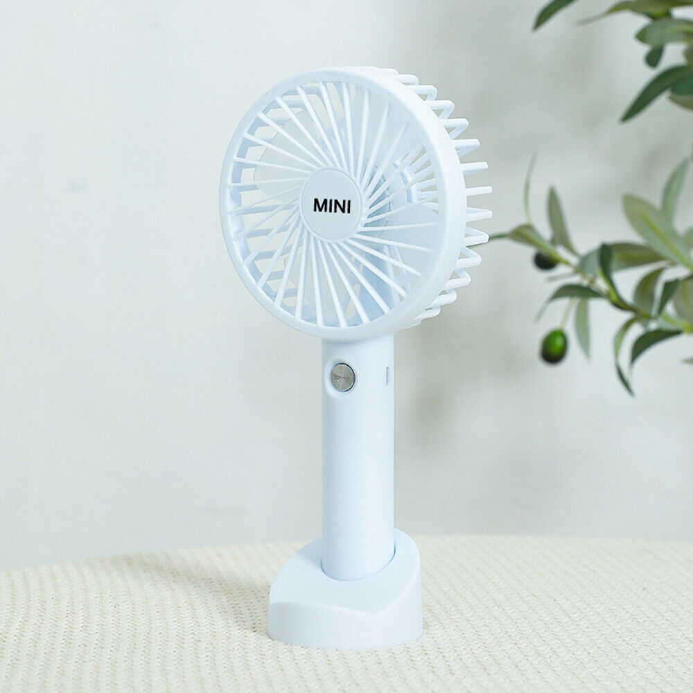 Mini Portable Hand-held Desk Fan Cooling Cooler USB Air Rechargeable 3 Speed AU