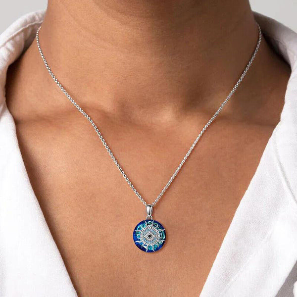 Pendant Women Evil Eye Necklace Alloy Crystal Chain Jewelry Choker Necklace Gift