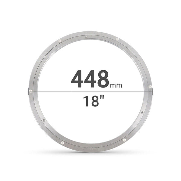 18" Heavy Duty Aluminium Lazy Susan Rotating Bearing Turntable Round Swivel Tool