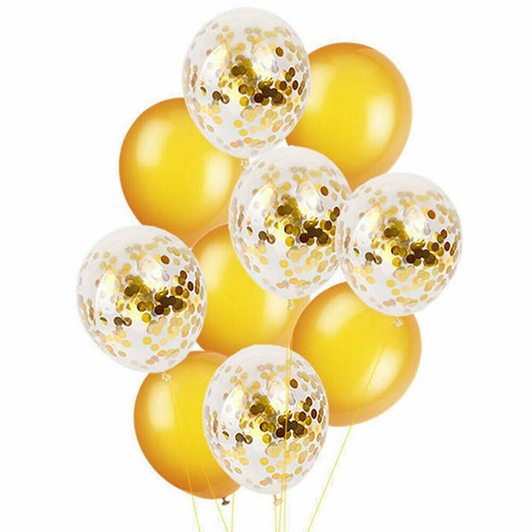 10-20Pcs Confetti Latex Balloons Set Balloon Birthday Wedding Party Decorations