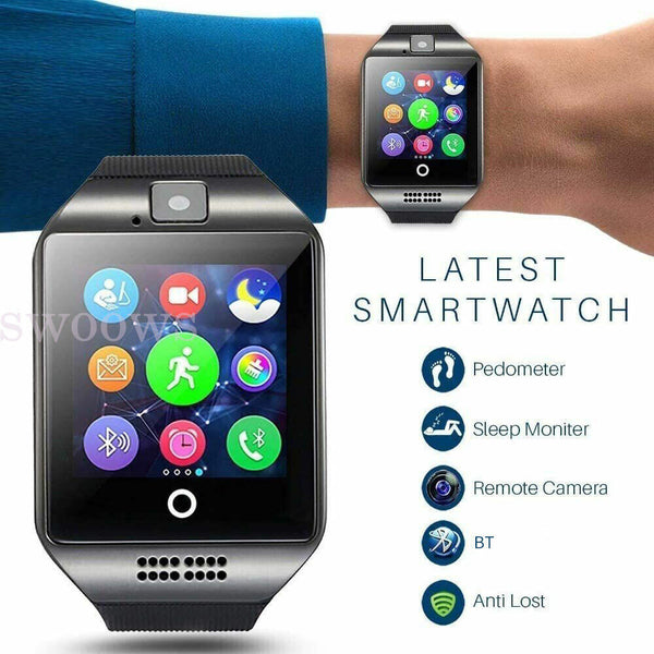 Smart Watch Unisex Wrist Bluetooth Watch Fitness Sport Tracker Call Waterproof