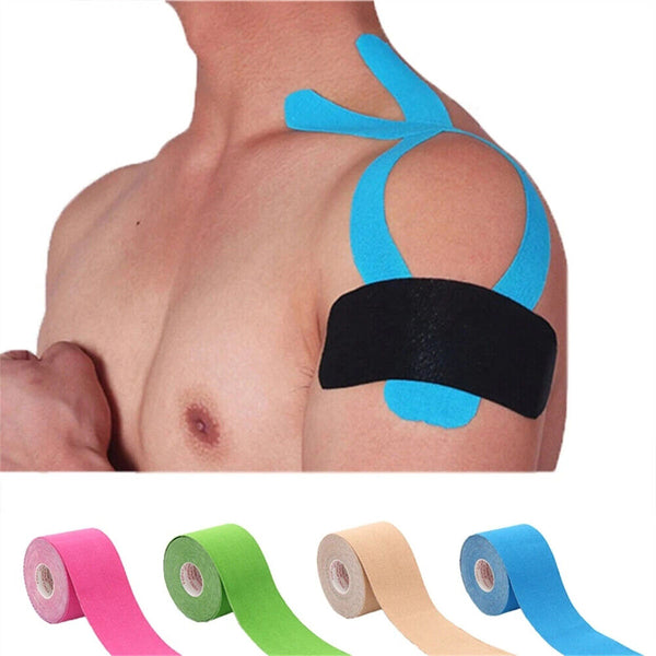 6x Athletic Elastic Physio Sports Kinesiology Rock Tape Muscle Bandage 5cmx5m AU