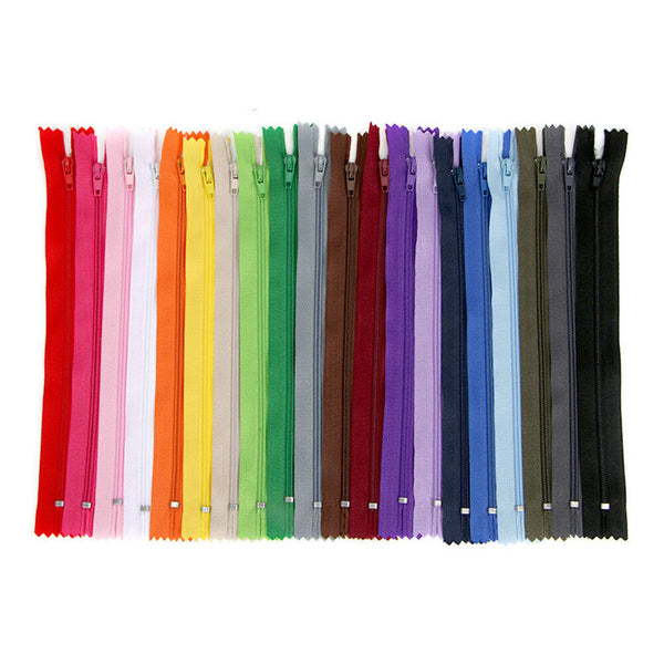 20pcs Colorful Closed End Nylon Zippers Tailor Sewer DIY Craft Sewing Tools 20cm